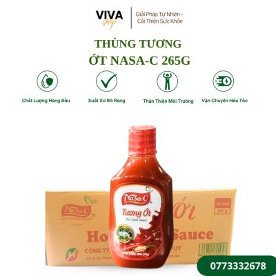 Tương Ớt Nasa-C Chai 250g Chính Hãng (Thùng 36 Chai)